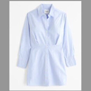 NWT Abercrombie Relaxed Mini Shirt Dress
